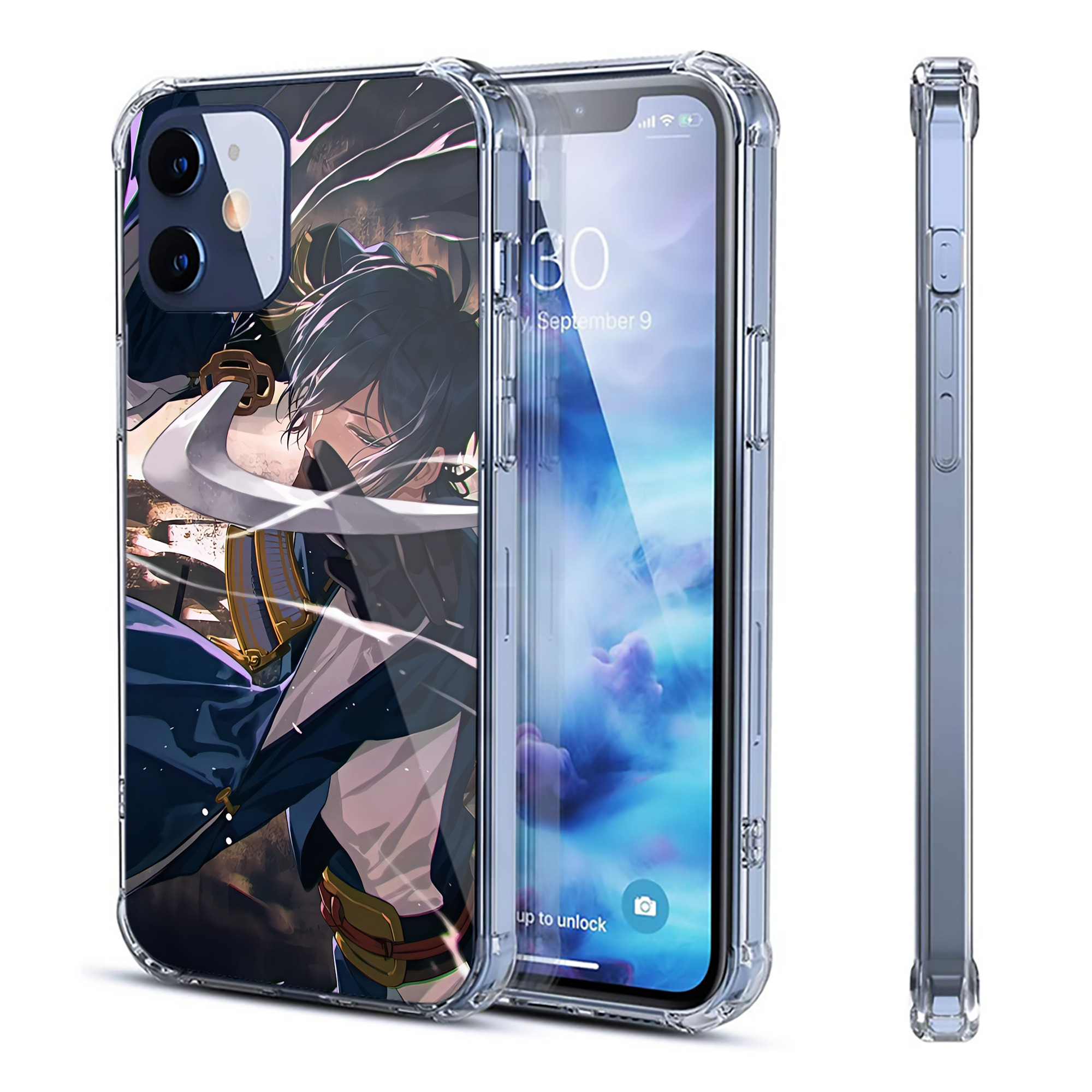 （画像用） 刀剣乱舞 Touken Ranbu 【iPhone 12シリーズ対応】透明スマホケース（クリアソフトケース）